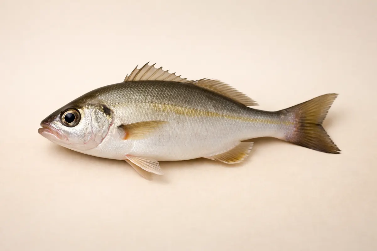 Fish Identifier educational checklist showing visual type of clues, lookalike warning labels, and verification steps